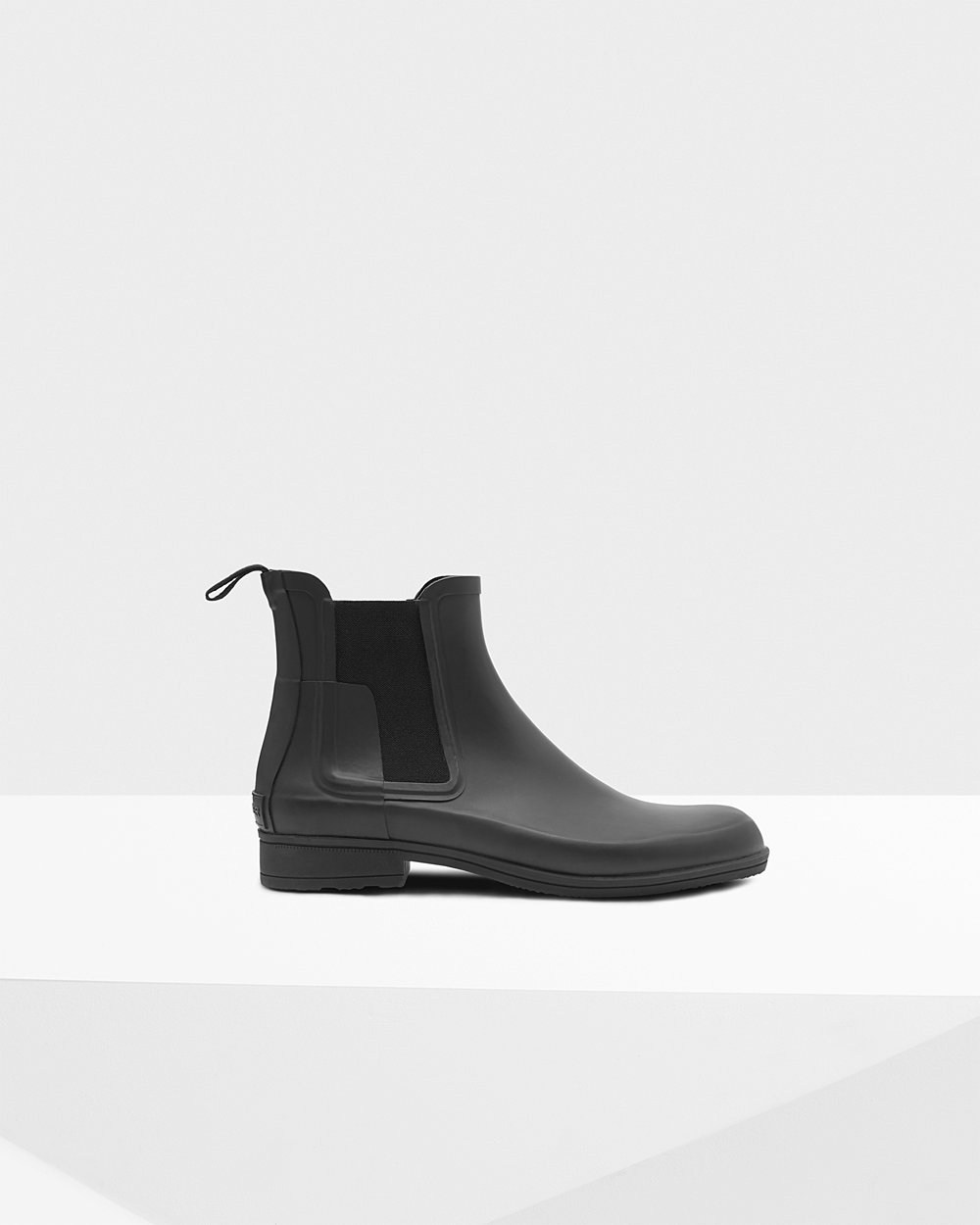 Hunter Refined Slim Fit Chelsea Boots - Store Mens Black - POKRGU730